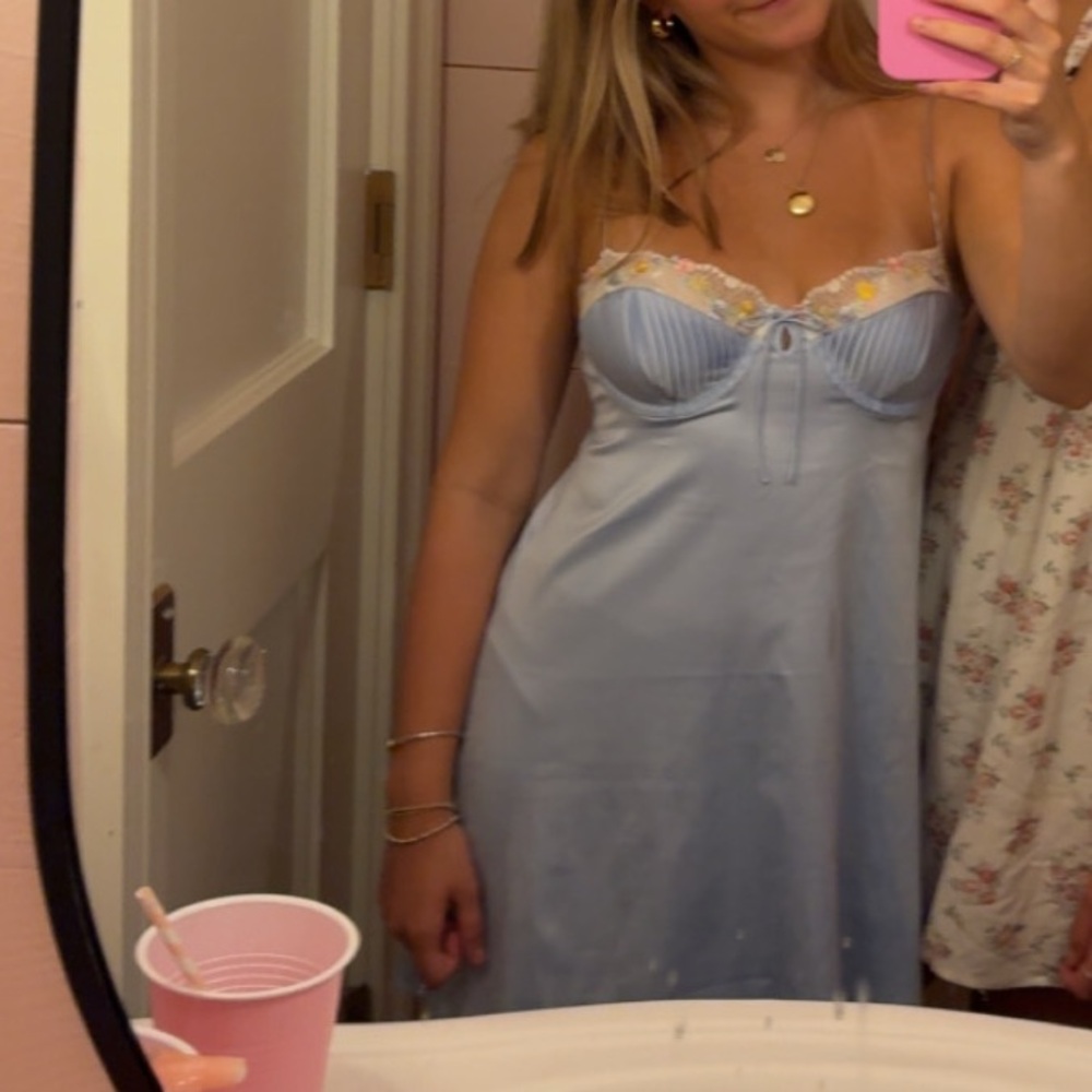 For Love And Lemons Paloma Slip Dress